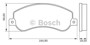 Imagen de PASTILLAS DE FRENO DELANTERA VOLKSWAGEN AMAROK 2.0 16V